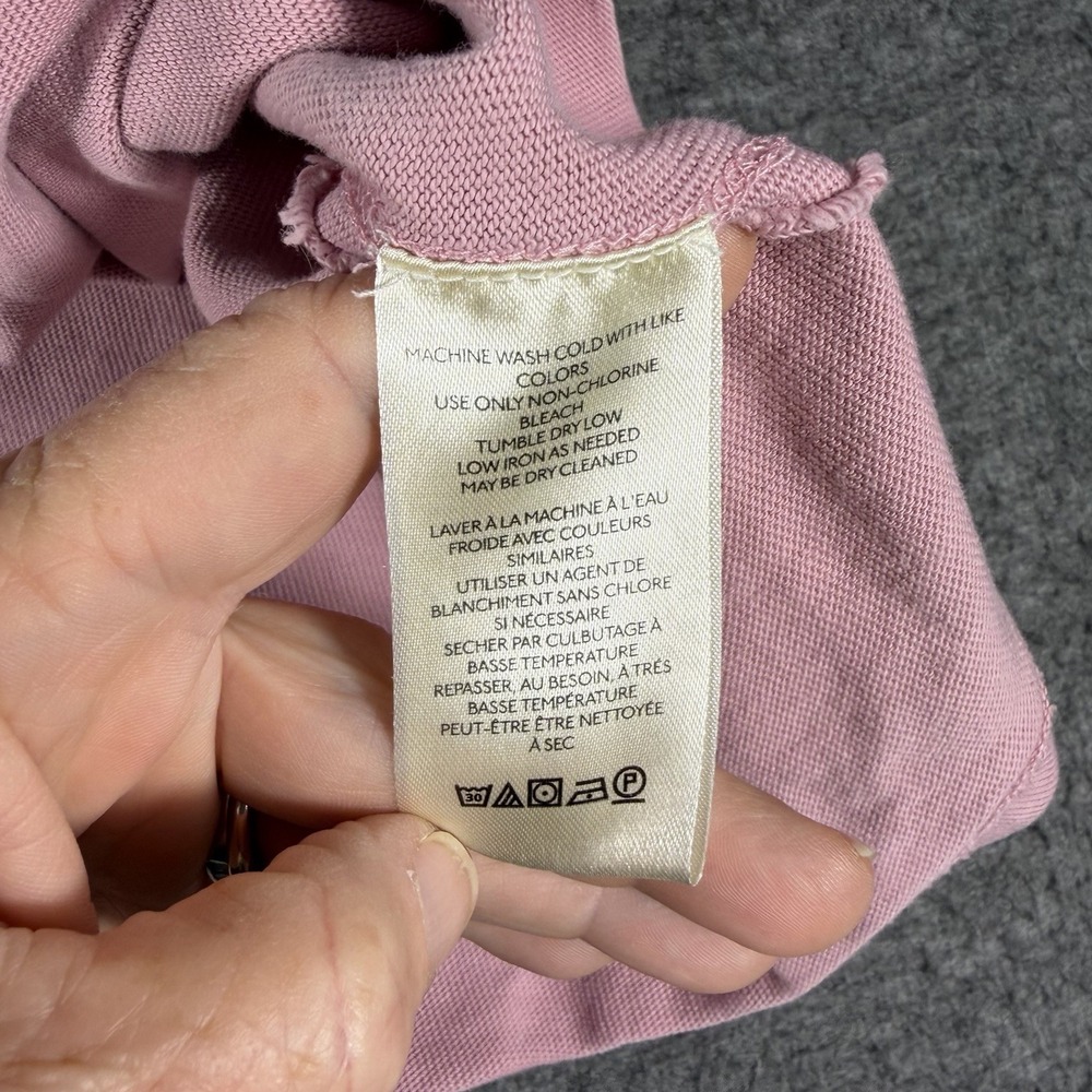 Free People We The Free Blossom Tee in Mauve Zephyr SZ  Large Boho Boxy Oversize - Picture 6 of 7